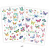 Magische Vlinder Glitter Tattoos – Djeco Dream Butterfly  Laat de fantasie van je kleintje vliegen met de Djeco Dream Butterfly Tattoos Deze set bevat maar liefst 50 prachtige glitter tattoos met kleurrijke vlinders, speciaal ontworpen voor kinderen vanaf 3 jaar. De betoverende illustraties zijn gemaakt door de getalenteerde illustrator Marie Desbons voor het Franse merk Djeco , bekend om haar fantasierijke stijl. Elk ontwerp is uniek, vrolijk en brengt een vleugje magie op een verjaardagsfeestje of speelmiddag. ✔ Kindvriendelijk: Veilige en huidvriendelijke materialen, perfect voor jonge kinderen vanaf 3 jaar. ✔ Eenvoudig aan te brengen: Even een beetje water, en klaar! ✔ Langdurig plezier: Blijven goed zitten, maar zijn ook eenvoudig te verwijderen. Ideaal voor feestjes, speeldagen of gewoon als extra sprankeltje creativiteit voor de allerkleinsten. Laat je kind stralen met deze bijzondere Djeco vlinder tattoos – een geweldige manier om kleur en magie toe te voegen aan elke dag! Bestel nu en laat de vlinders vliegen!